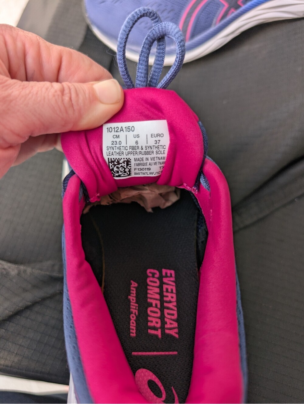 ASICS Women's GEL-Excite 6 Running Shoes Sz 6 Indigo Pink Rave Athletic Comfort - Picture 5 of 13